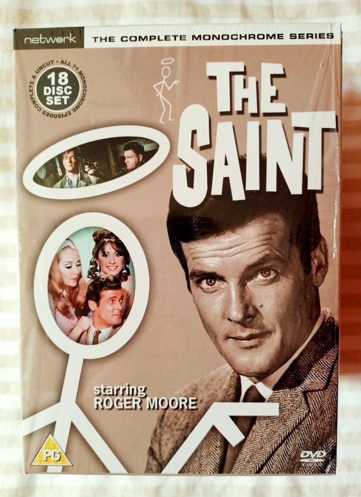 The Saint - Complete ZWART/WIT Serie (18-disc set), IMPORT, Bonusmateriaal, Engels, Misdaad, Vanaf 9 jaar