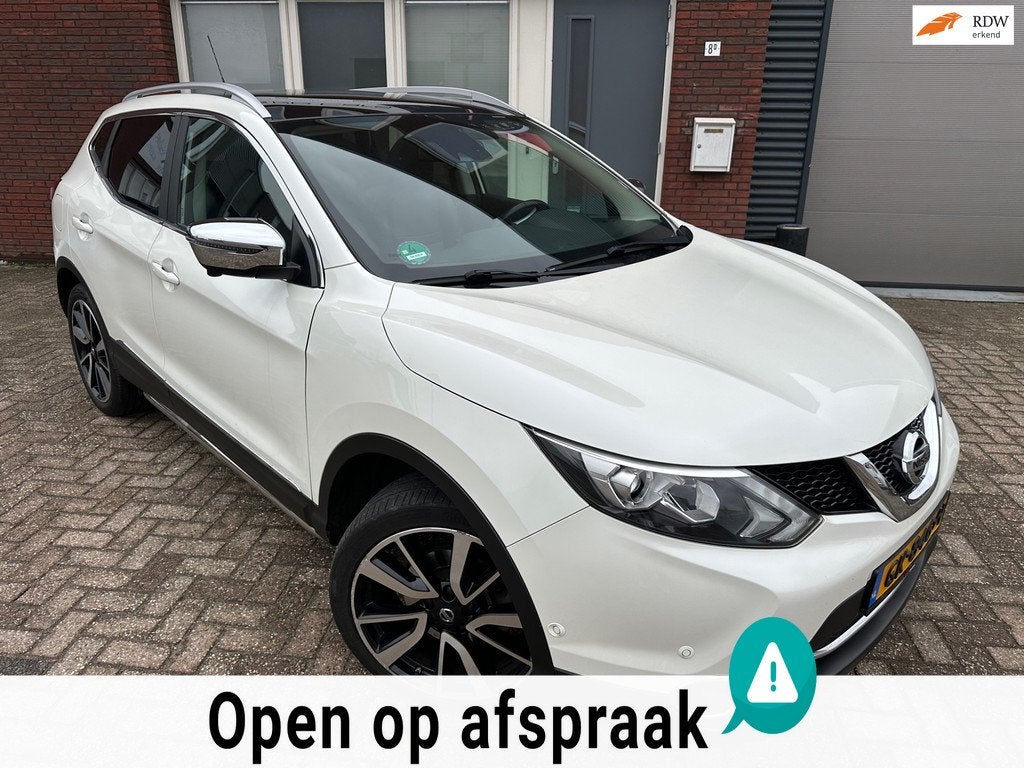 Nissan Qashqai 1.2 Tekna + / 1e Eig / Pano / Leder / Camera, Auto's, Nissan, Gebruikt, 4 cilinders, Met garantie (alle), 116 pk