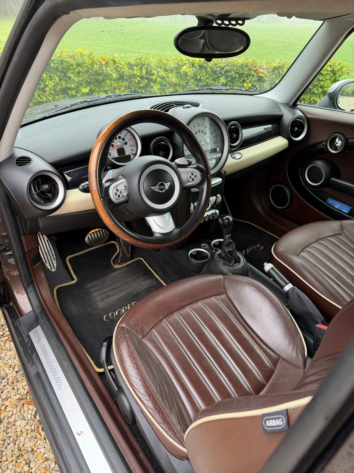 Mini Clubman 1.6 Cooper S AUT 2007 Bruin, Auto's, 4 cilinders, Bruin, 4 stoelen, Particulier