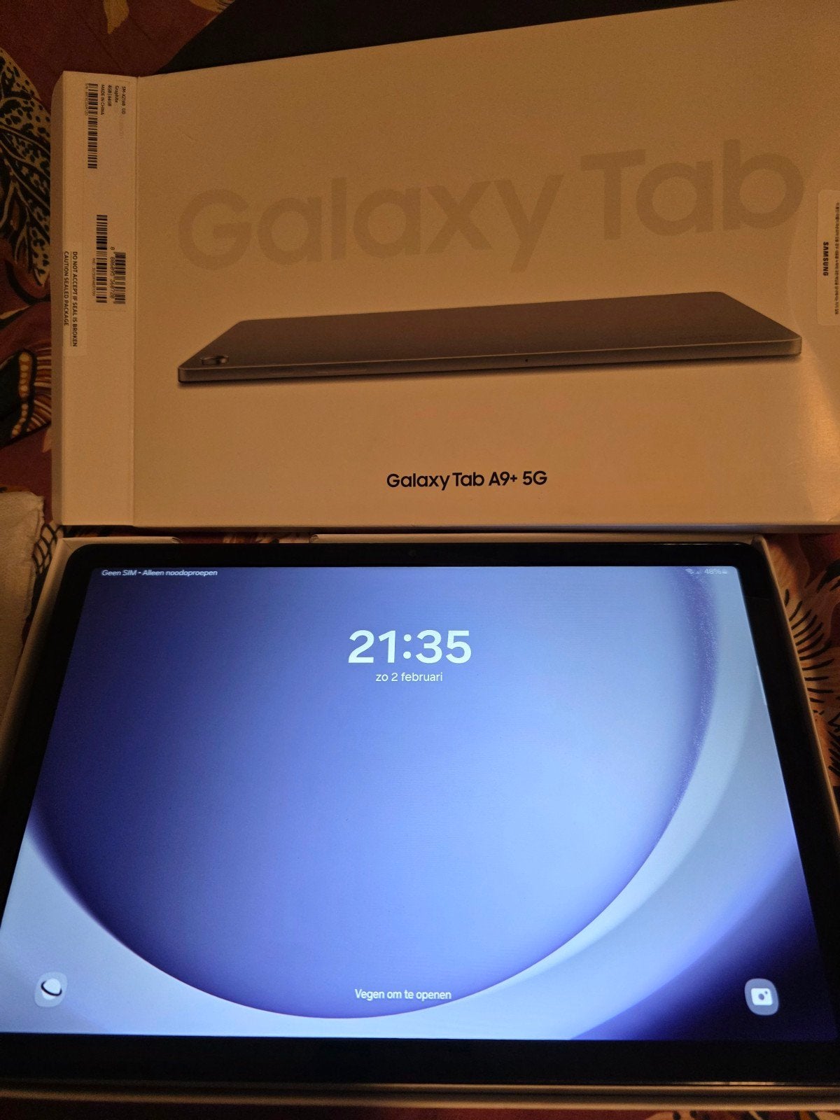 Samsung Galaxy Tab A9+ 5G - Nieuwstaat, Computers en Software, Galaxy Tab A9+ 5G, 11 inch, Ophalen of Verzenden, Zo goed als nieuw