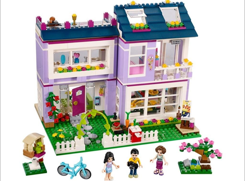 LEGO Friends 41095 Emma's Huis - Compleet met figuren, Kinderen en Baby's, Speelgoed | Duplo en Lego, Zo goed als nieuw, Ophalen of Verzenden