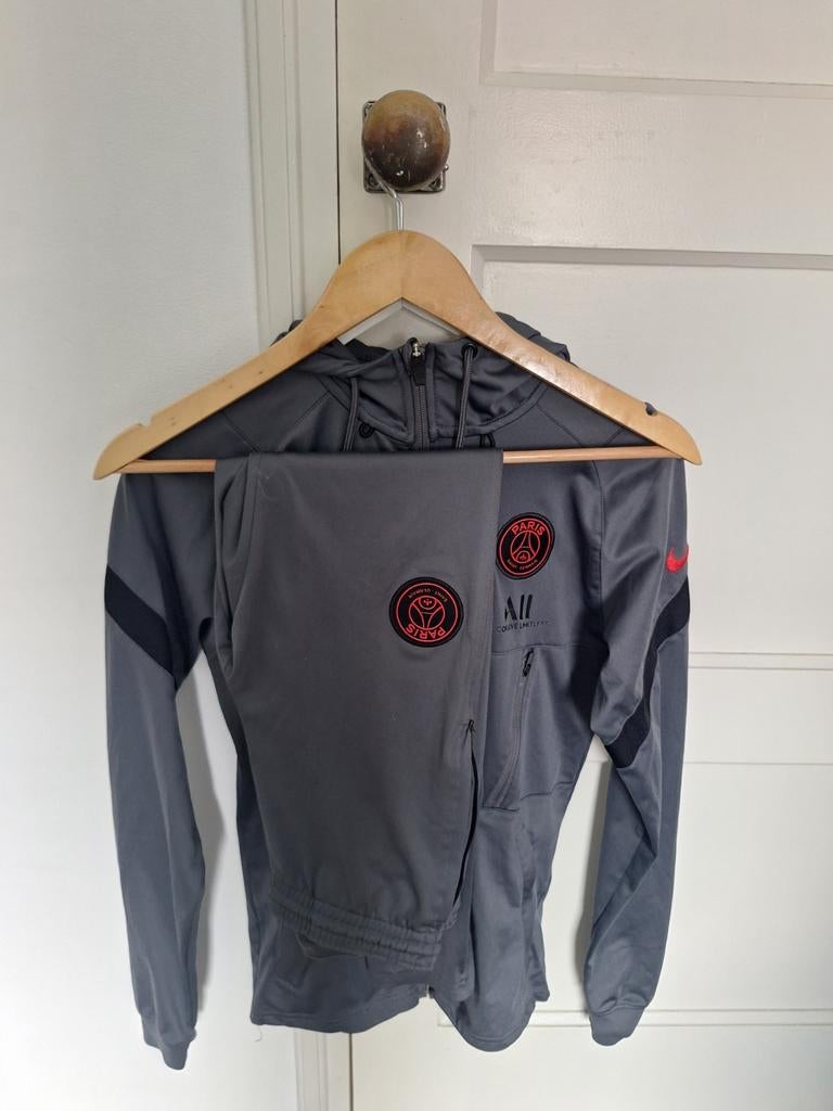 Nike Paris Saint-Germain Trainingspak - Grijs (XS), Nike, Overige maten, Ophalen of Verzenden, Zo goed als nieuw
