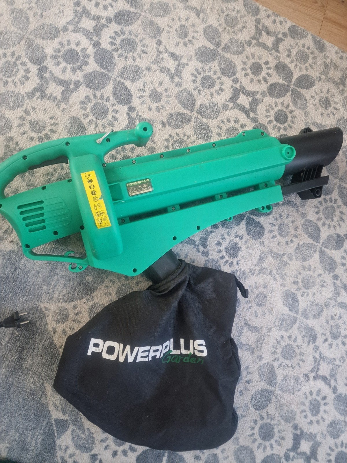 Powerplus POW63160 Bladblazer/Bladzuiger metversnipperfuncti, Ophalen, Gebruikt, Met opvangzak, Handgedragen
