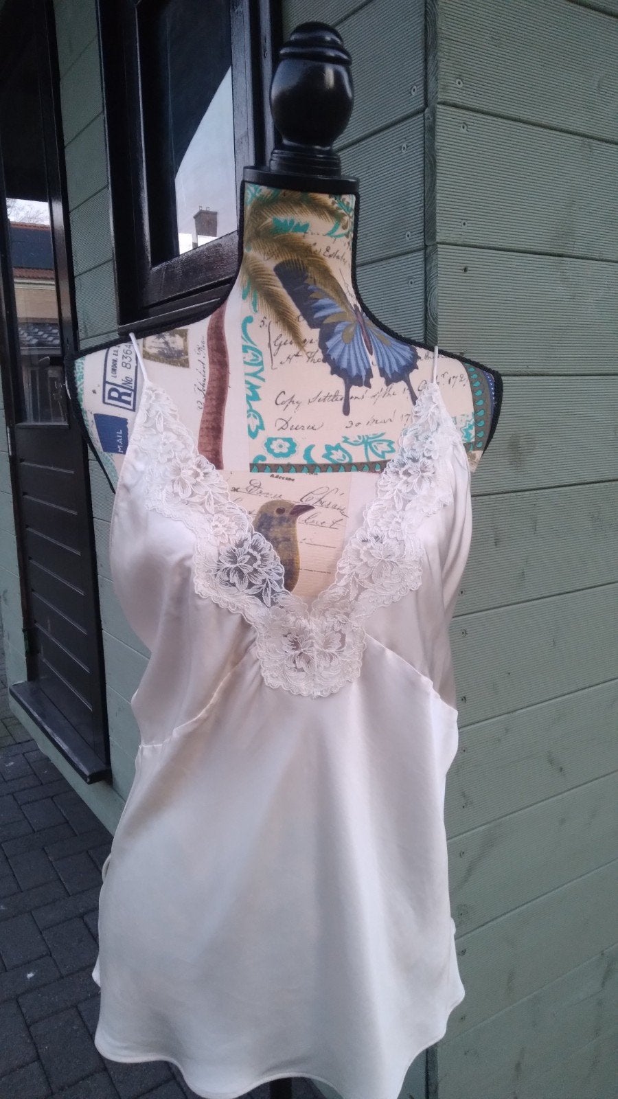 Zara top satijn met kant XL (40/42), Overige kleuren, Verzenden, Zara, Maat 46/48 (XL) of groter
