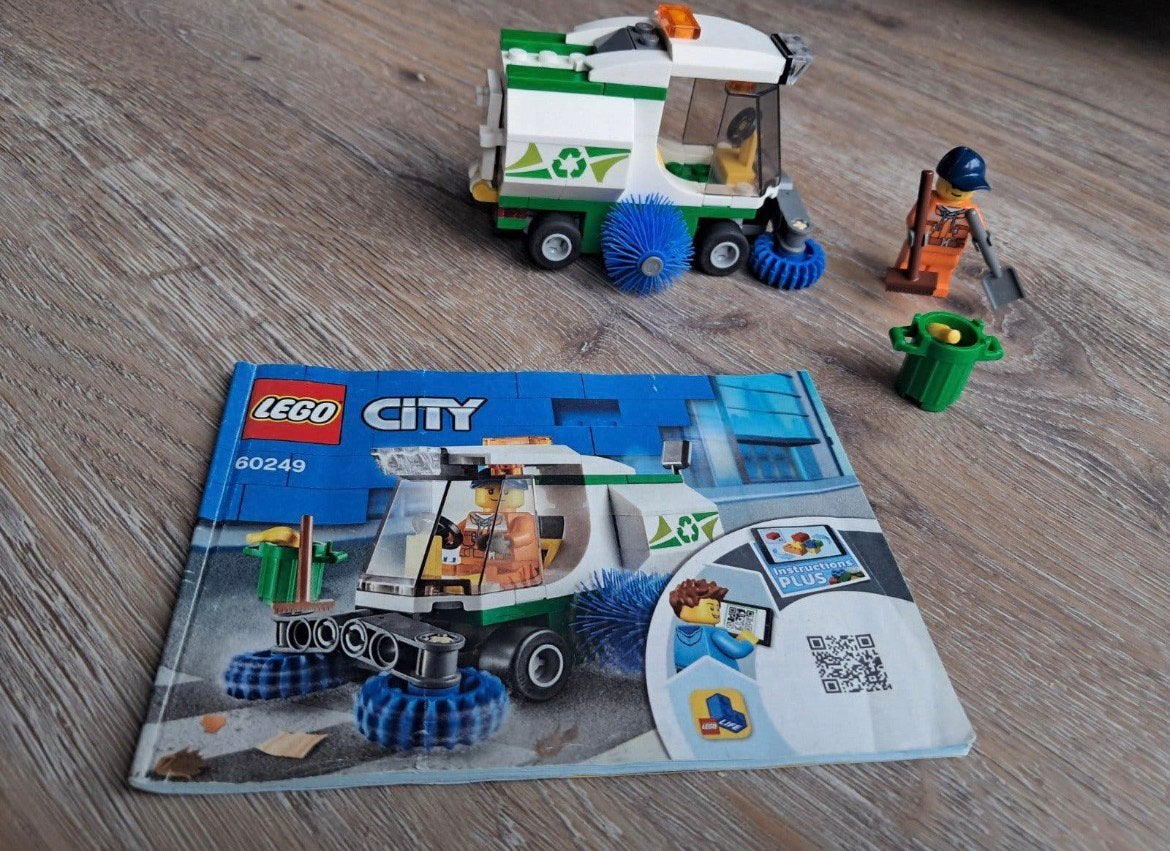 Lego City 60249 Veegwagen - Complete set met doos en instruc, Kinderen en Baby's, Lego, Ophalen of Verzenden, Compleet, Complete set