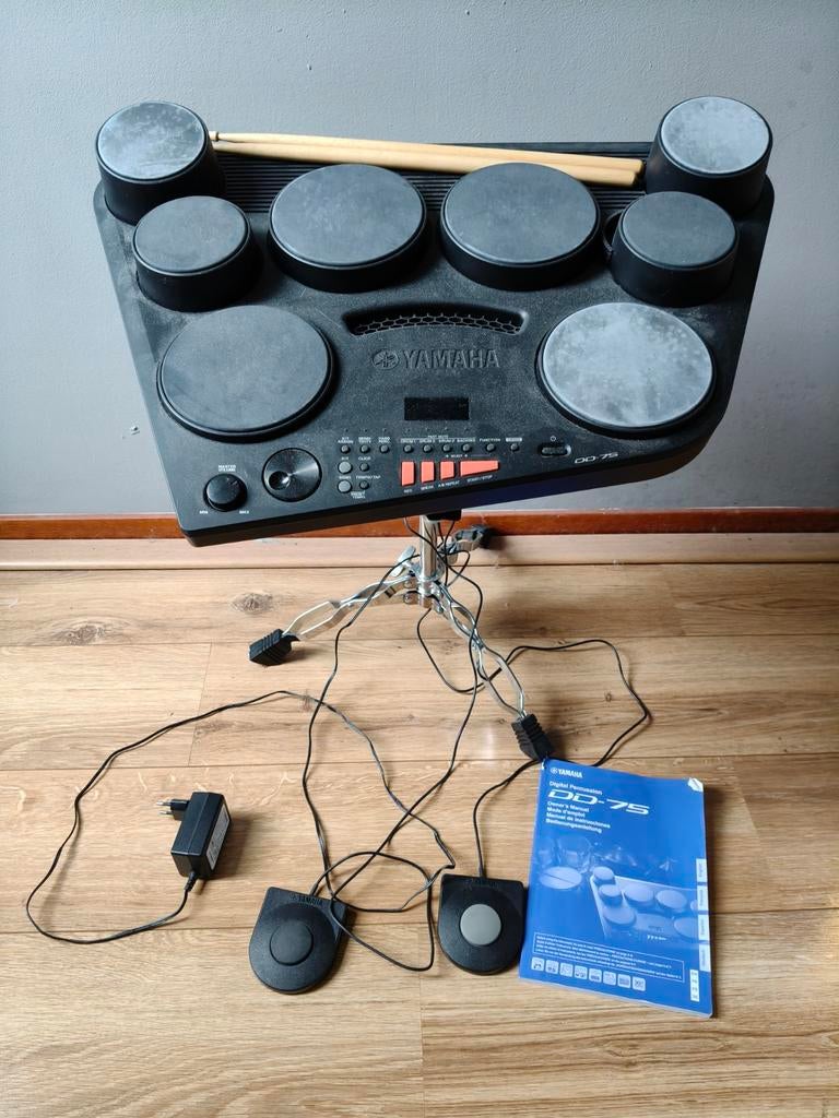 Yamaha DD-75 Elektrisch Drumstel met Professioneel Onderstel, Ophalen, Gebruikt, Yamaha, Elektronisch