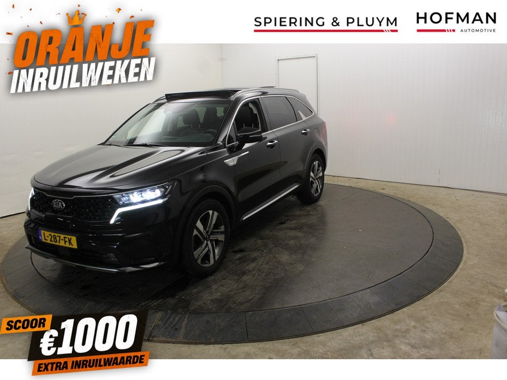 Kia Sorento 1.6 T-GDI Plug-in Hybrid 4WD 7 Pers DynamicPlus, Gebruikt, 4 cilinders, Met garantie (alle), 7 stoelen