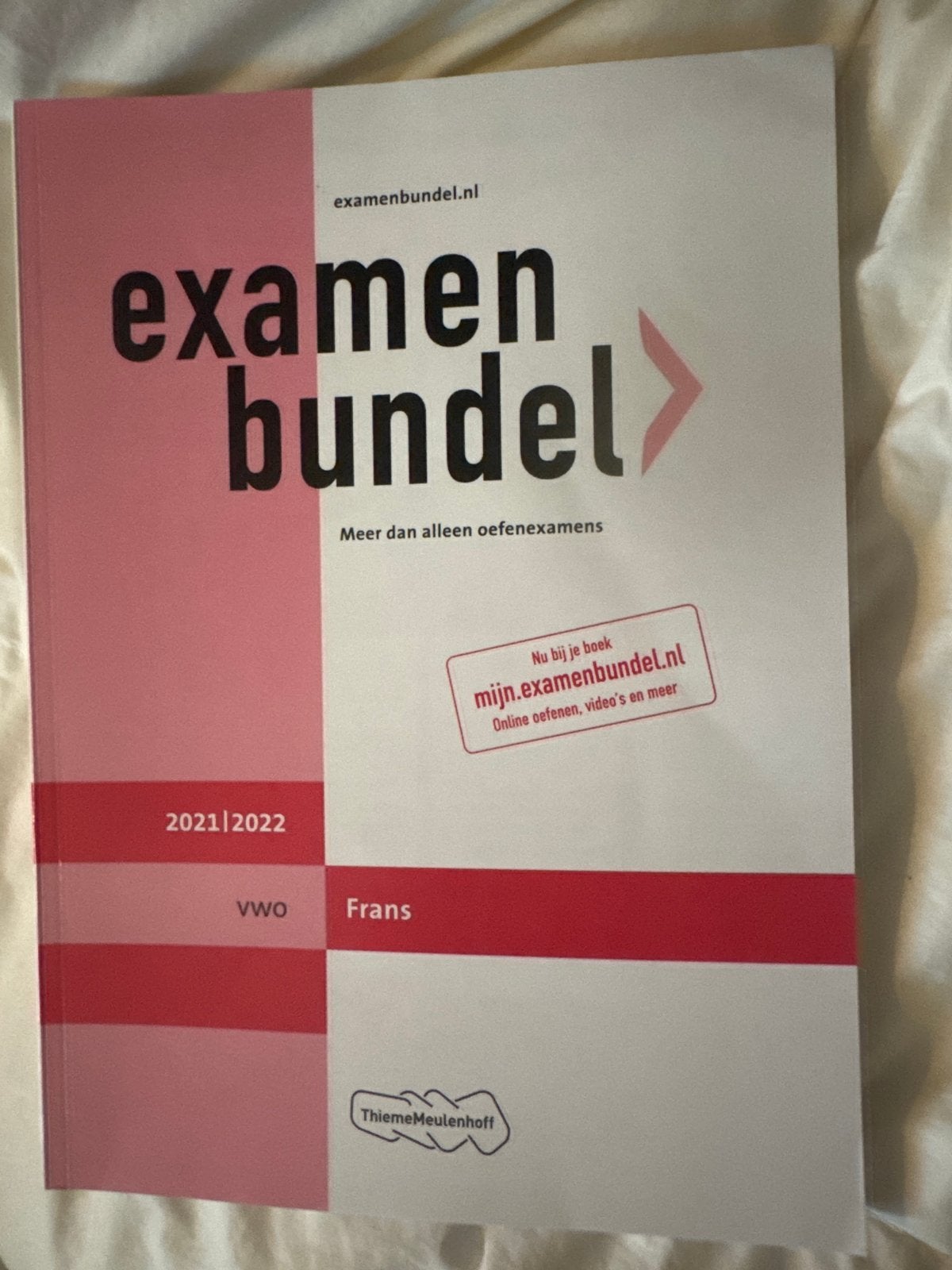 Examenbundel VWO Frans 2021/2022 - Zo goed als nieuw, Ophalen of Verzenden, Alpha, Zo goed als nieuw, WO