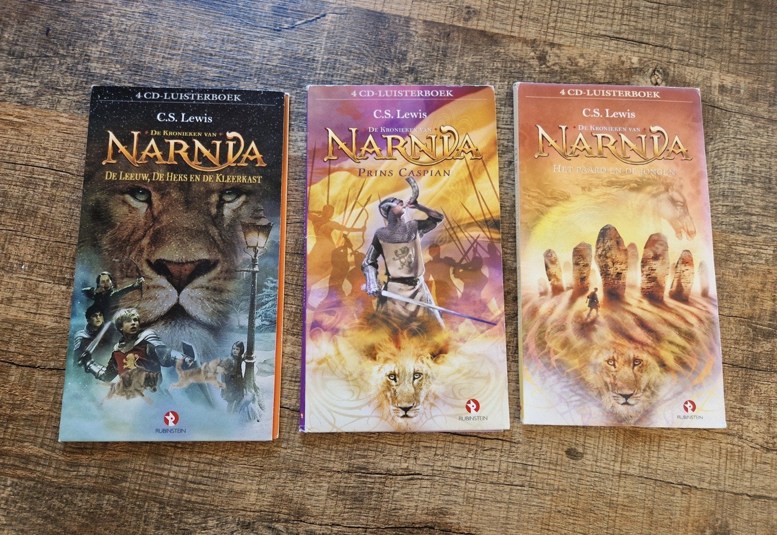 narnia luisterboeken c s lewis kronieken deel 2 3 4 van, Boeken, Ophalen of Verzenden, Zo goed als nieuw