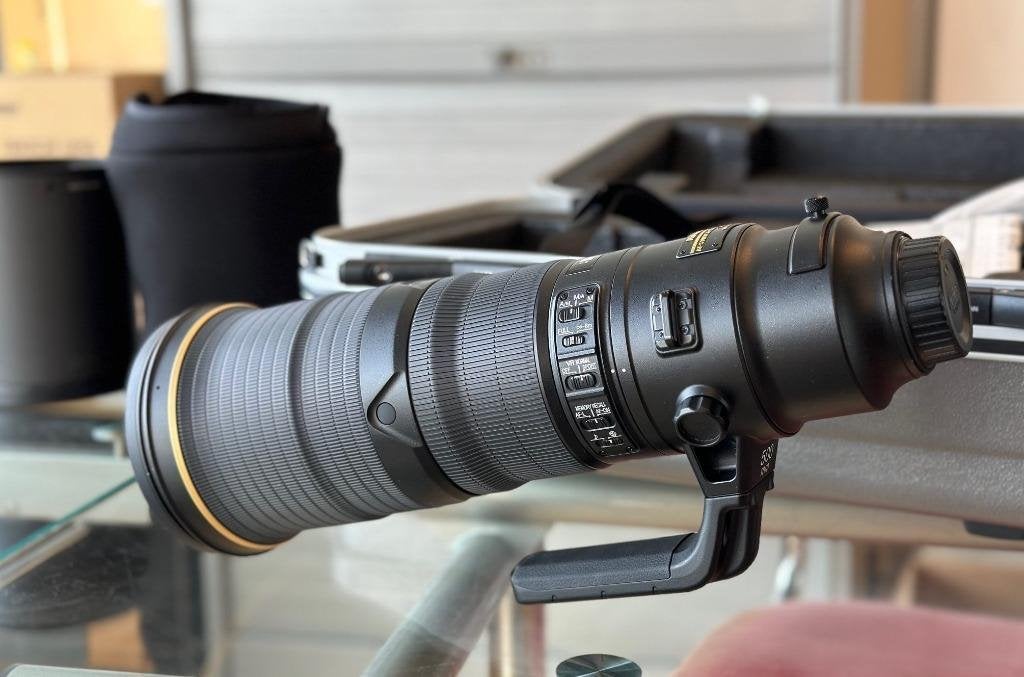 Nikon 500mm f/4E FL AF-S VR (incl. 21% BTW) 500 4.0, Zo goed als nieuw, Stroombaan 14, 1181 VX AMSTELVEEN, Zoom, Nikon.nl@cffcommunications.nl