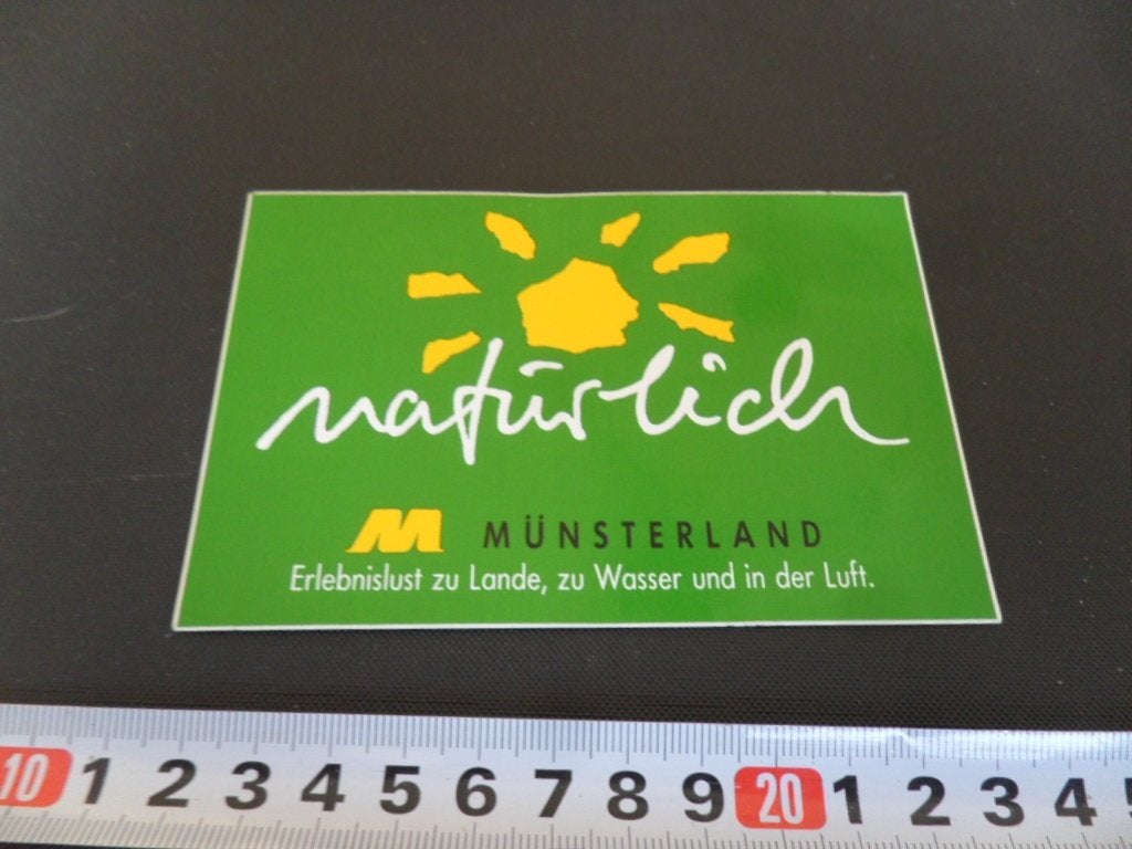 sticker duitsland natürlich münsterland, Ophalen, Zo goed als nieuw