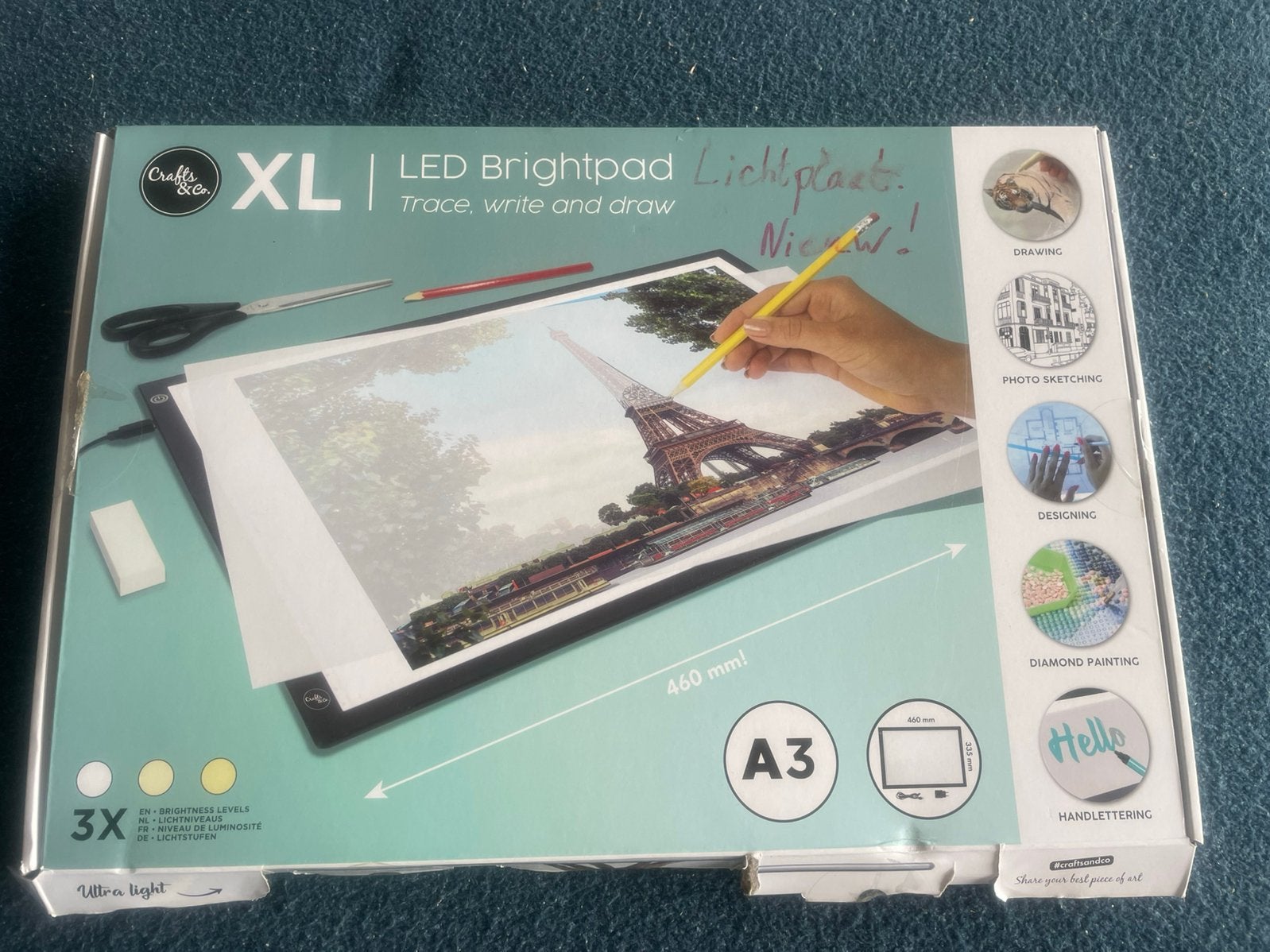 Crafts & Co XL led brightpad A3 lichtplaat, Ophalen of Verzenden, Zo goed als nieuw, Machine, Overige merken
