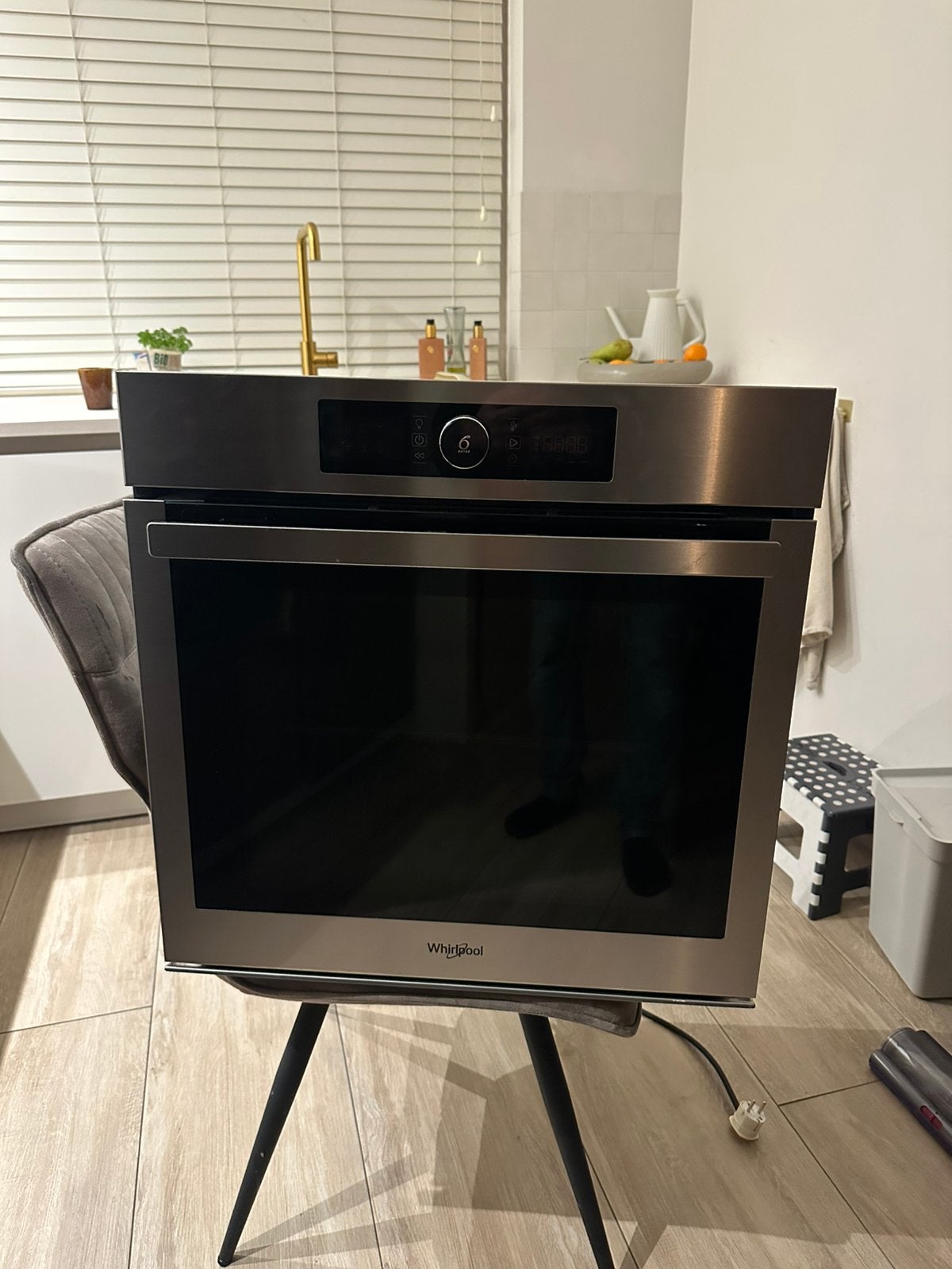 Whirlpool Inbouw Oven Glas stuk, Witgoed en Apparatuur, Ovens, Zo goed als nieuw, Inbouw, Oven, Whirlpool, Minder dan 45 cm, 45 tot 60 cm