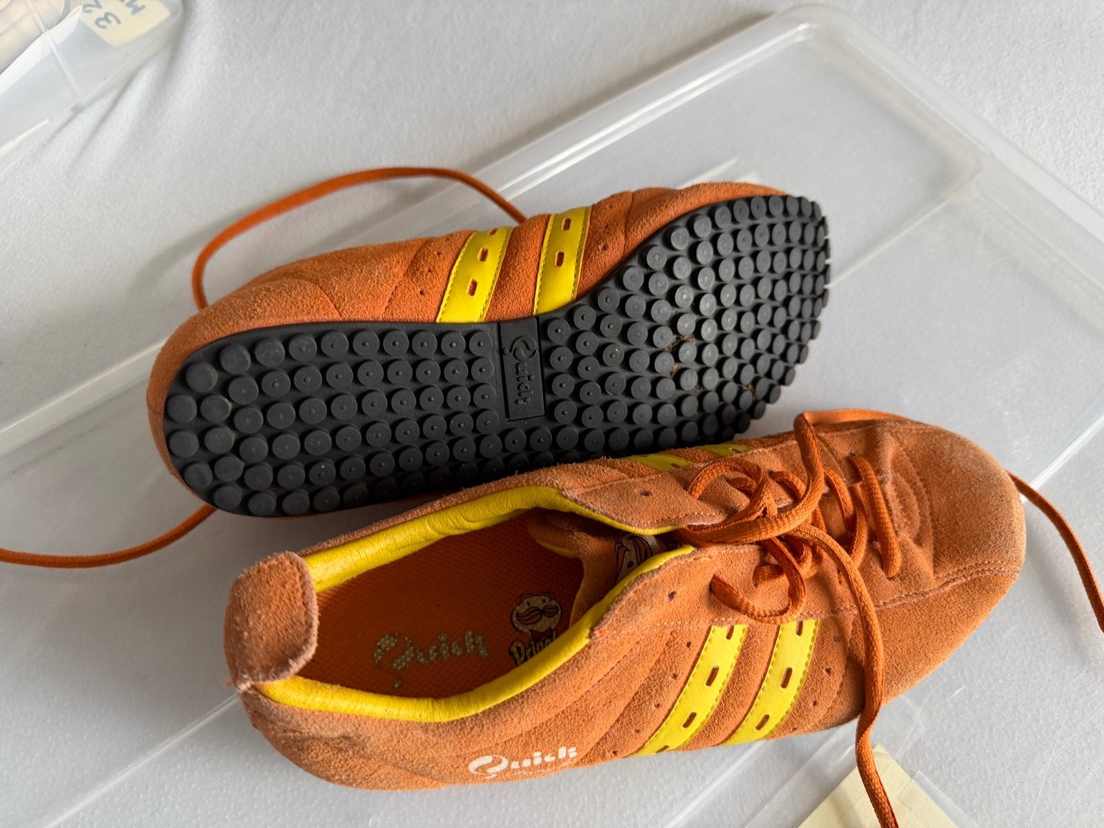 Quick Pringles sneakers - Oranje (maat 38), Verzenden, Gedragen, Oranje, Sneakers of Gympen