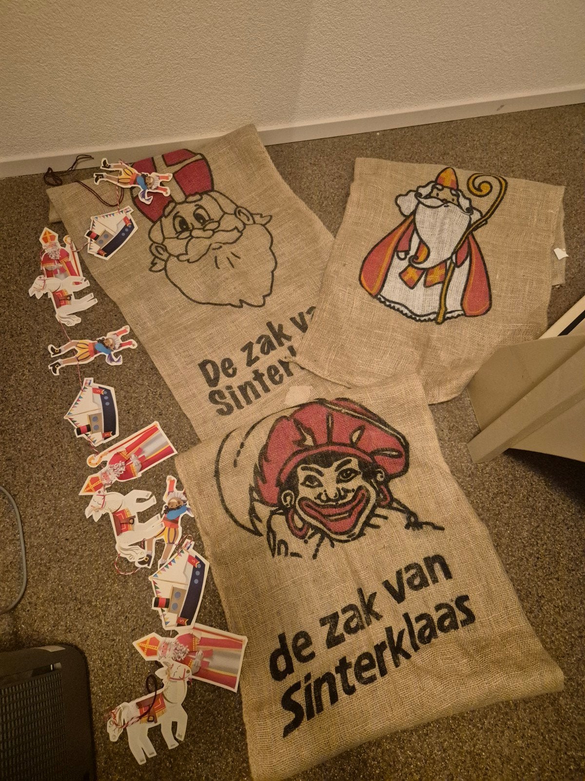 jute zakken van sinterklaas, Ophalen of Verzenden