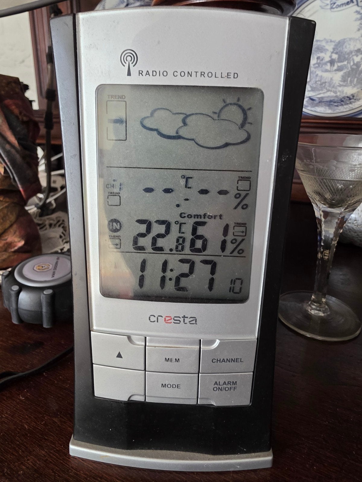 Cresta Radio Controlled Weerstation - Gebruikt, Ophalen of Verzenden, Gebruikt, Weerstation