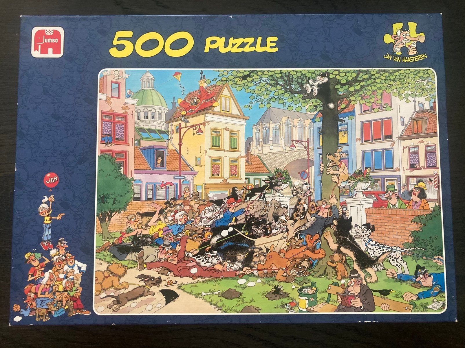 Vang de kat, Hobby en Vrije tijd, Denksport en Puzzels, Ophalen of Verzenden, 500 t/m 1500 stukjes, Zo goed als nieuw