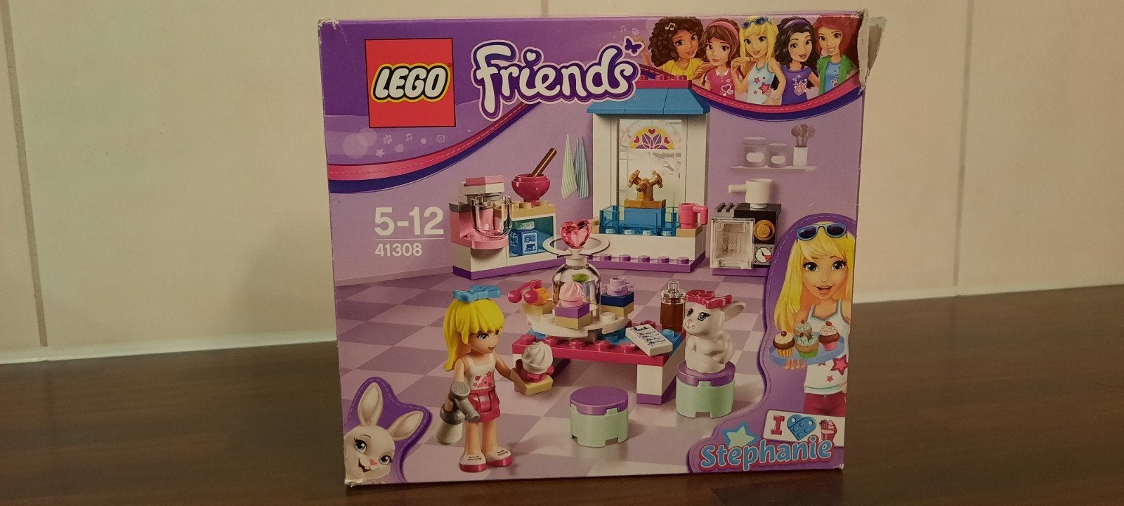 Lego Friends - 41308 Stephanie's vriendschap-taartjes-Comple, Lego, Compleet, Friends, Ophalen of Verzenden