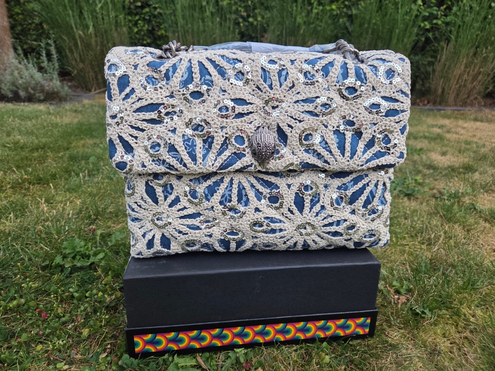 Kurt Geiger handtas, Ophalen, Nieuw, Blauw, Overige merken