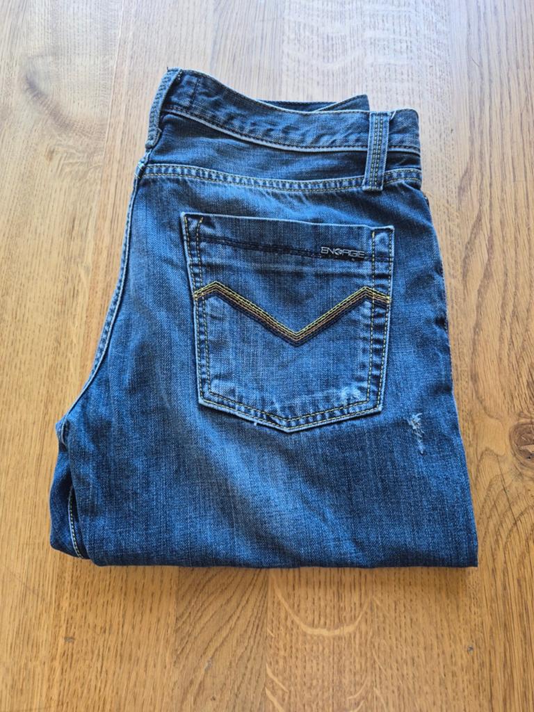 Energie Style Clash Straight Jeans W33 L32, Kleding | Heren, Spijkerbroeken en Jeans, Energie, Blauw, Ophalen of Verzenden, W33 - W34 (confectie 48/50)