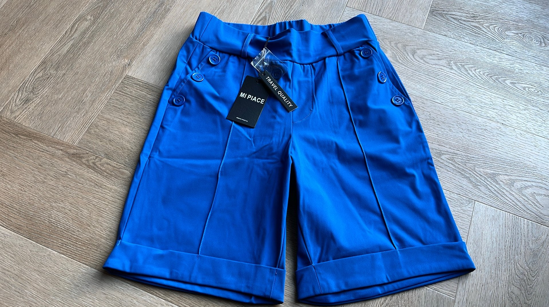 Dames korte broek maat XS Mi Piace, Kort, Blauw, Nieuw, Ophalen of Verzenden