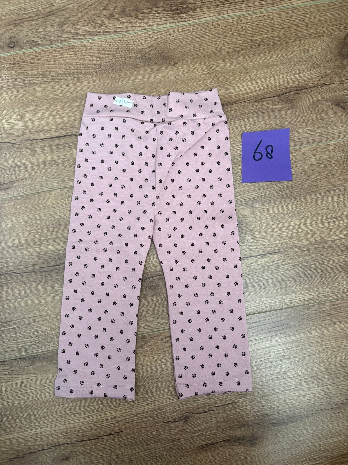 Nieuw Handgemaakt oud roze Broekje Maat 68 - Dierenpootjes, Kinderen en Baby's, Ophalen of Verzenden, Nieuw, Meisje, Broekje