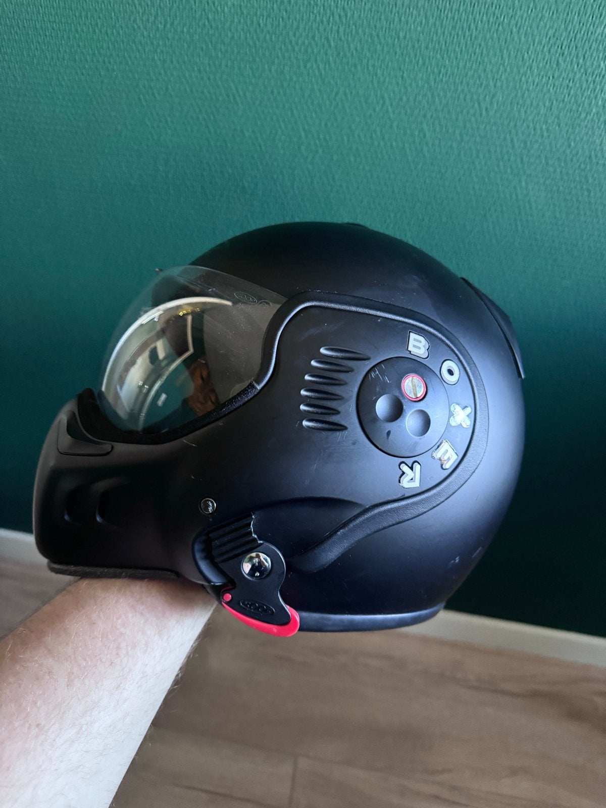 Roof Boxer V8 helm XXL - Goede staat, Overige merken, Systeemhelm, Heren, Ophalen of Verzenden