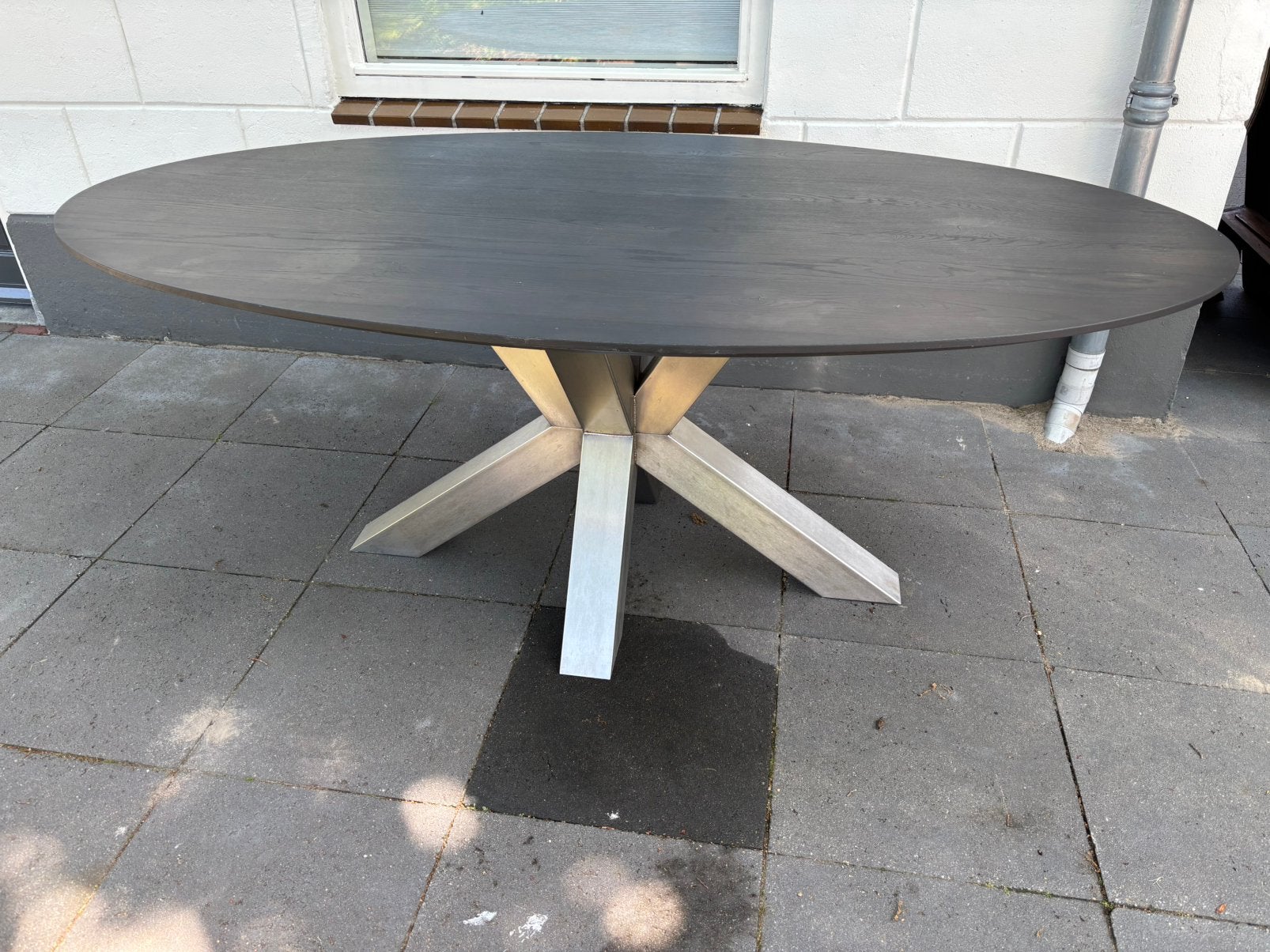 Prachtige ovale massief eiken Table du Sud 100x200 eettafel, Huis en Inrichting, Tafels | Eettafels, Ophalen, 100 tot 150 cm, 200 cm of meer