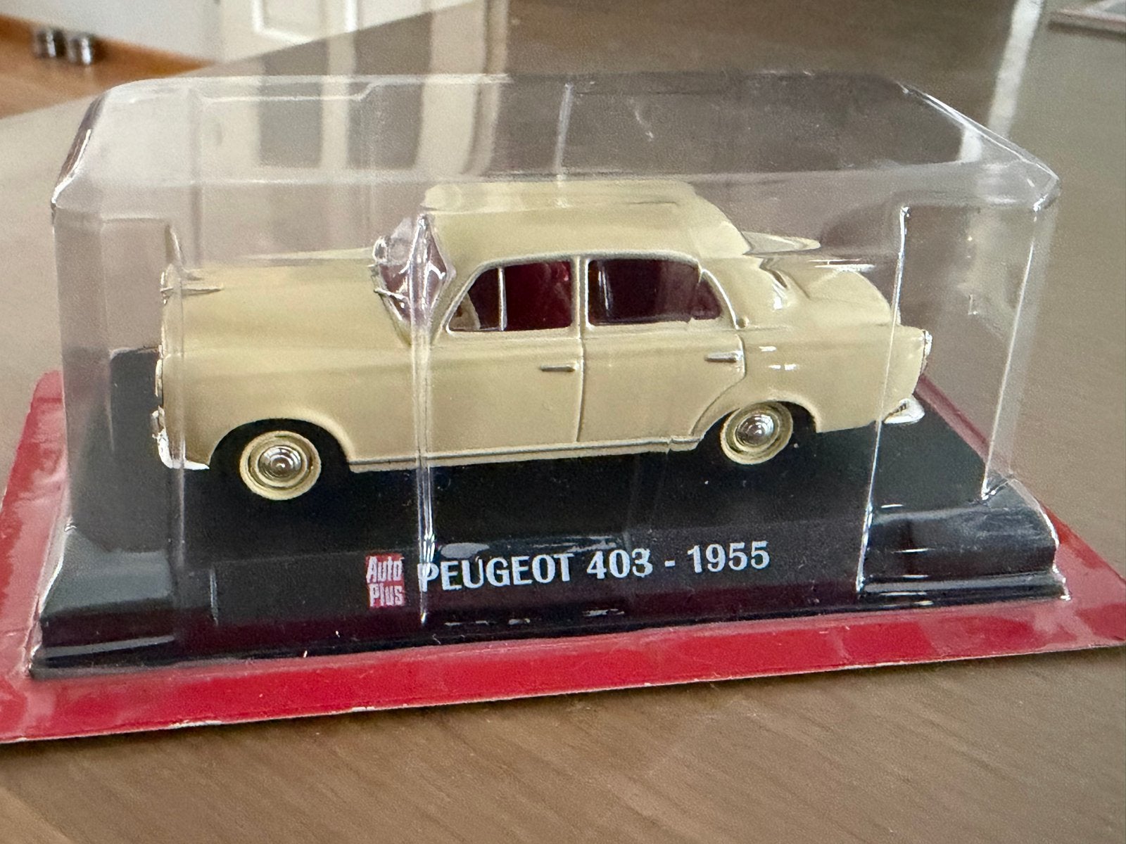 Peugeot 403 - 1955 modelauto - Auto Plus La Collection, Ophalen of Verzenden, Nieuw, Auto, Overige merken