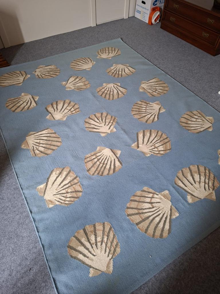 Vloerkleed schelpen 170 x 240 cm, Ophalen of Verzenden, Rechthoekig, 200 cm of meer, 200 cm of meer