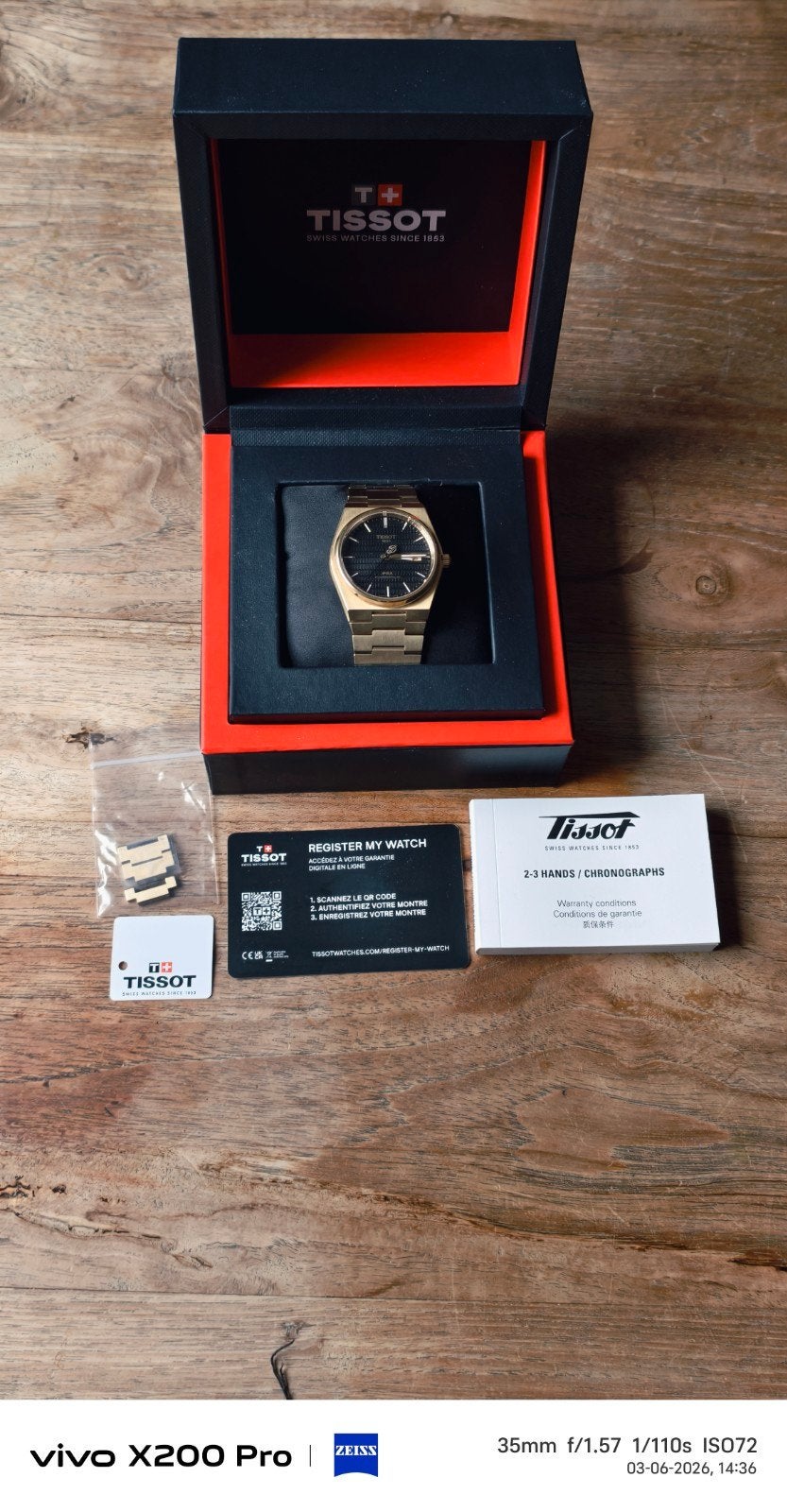 TISSOT PRX POWER MATIC 80 DAMIAN LILLARD SPECIAL EDITION, Sieraden, Tassen en Uiterlijk, Verzenden, Zo goed als nieuw, Staal, Overige merken