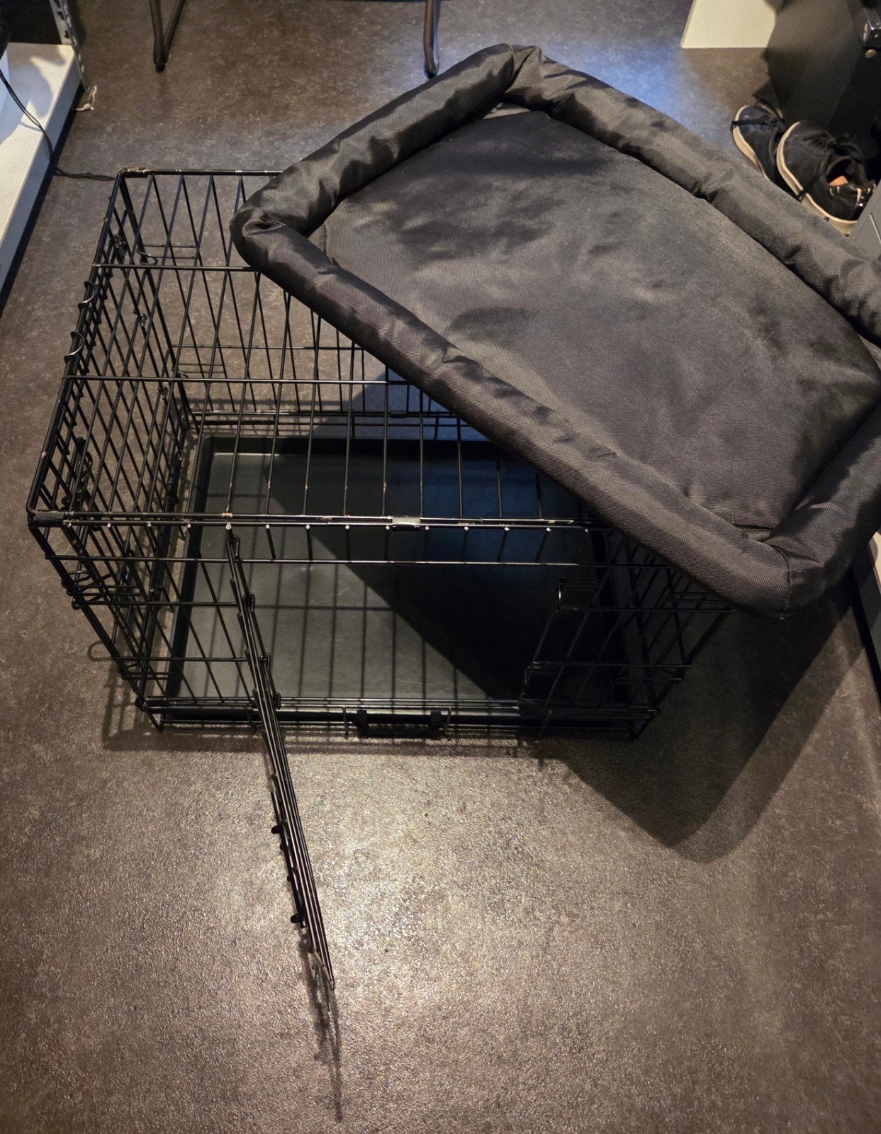 Bench voor hond, Ophalen
