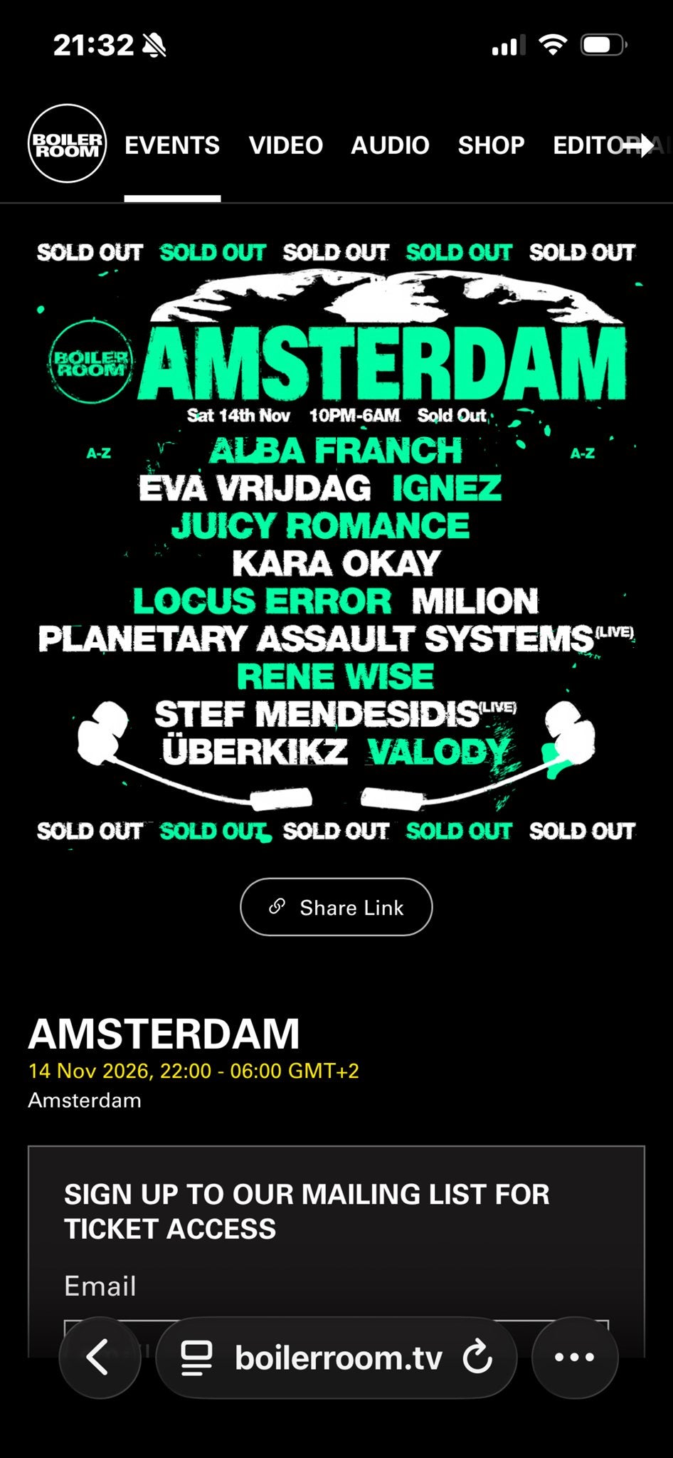 Boilerroom Amsterdam 14 nov, Tickets en Kaartjes, Twee personen