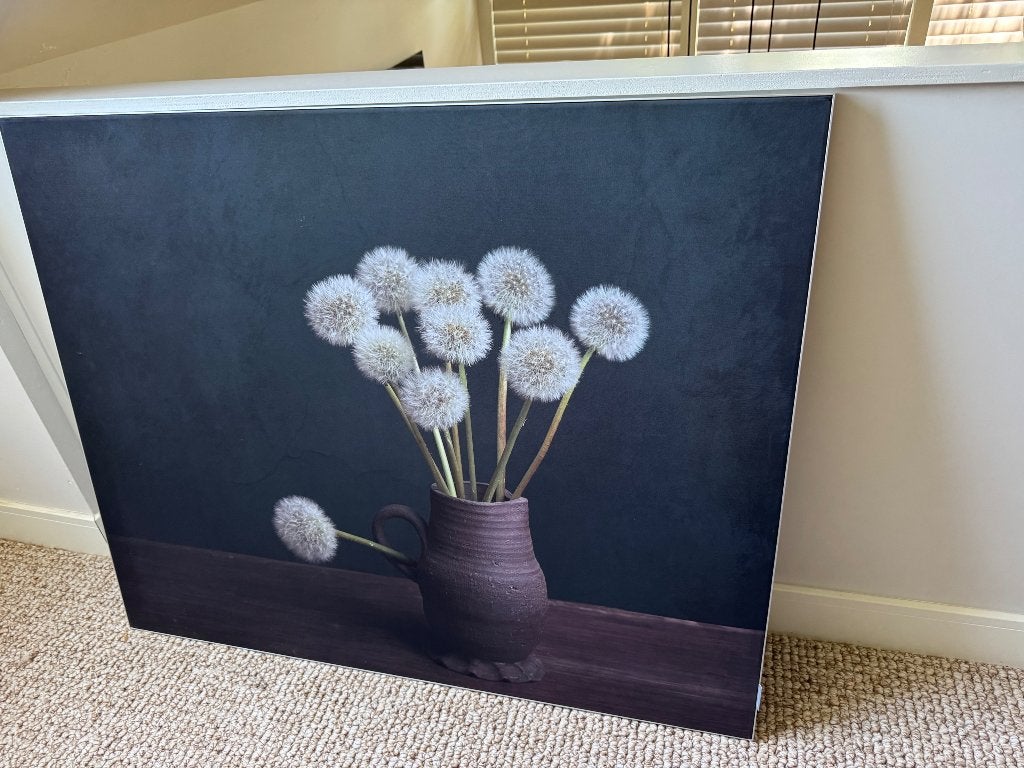 Schilderij werk aan de muur 105x85cm: 468712 Bosje geluk, Antiek en Kunst, Ophalen