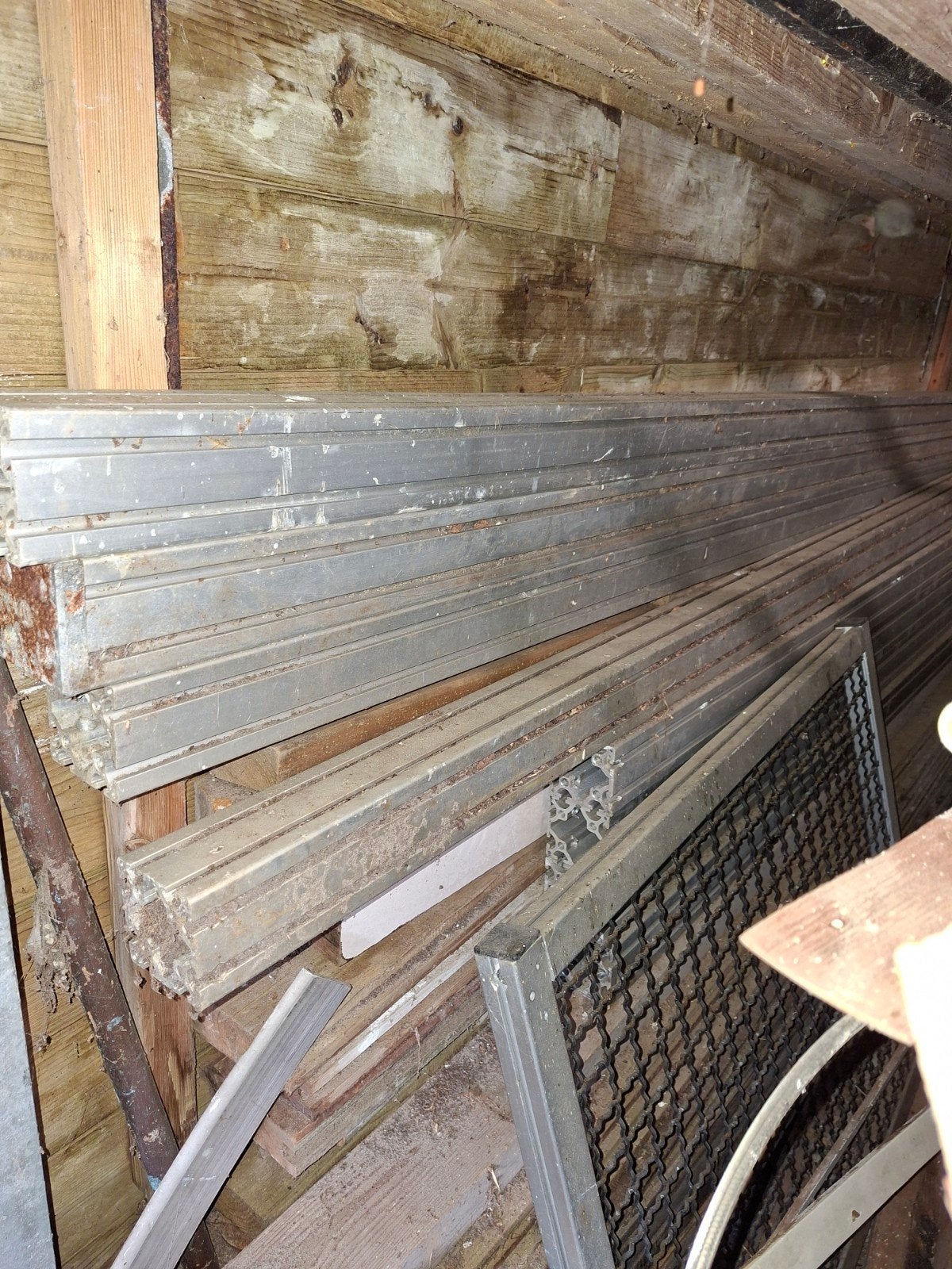 Aluminium ISB  profielen, diverse lengtes, Doe-het-zelf en Verbouw, Metalen, Ophalen of Verzenden, Gebruikt, Aluminium