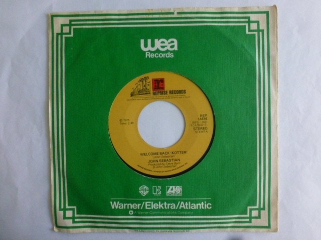 John Sebastian. Welcome back. / Warm baby., Gebruikt, 7 inch, Single, Ophalen of Verzenden