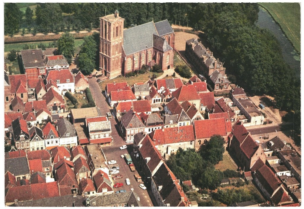 43530 Elburg 1972 G luchtfoto Nette oude kaart Onbeschreven