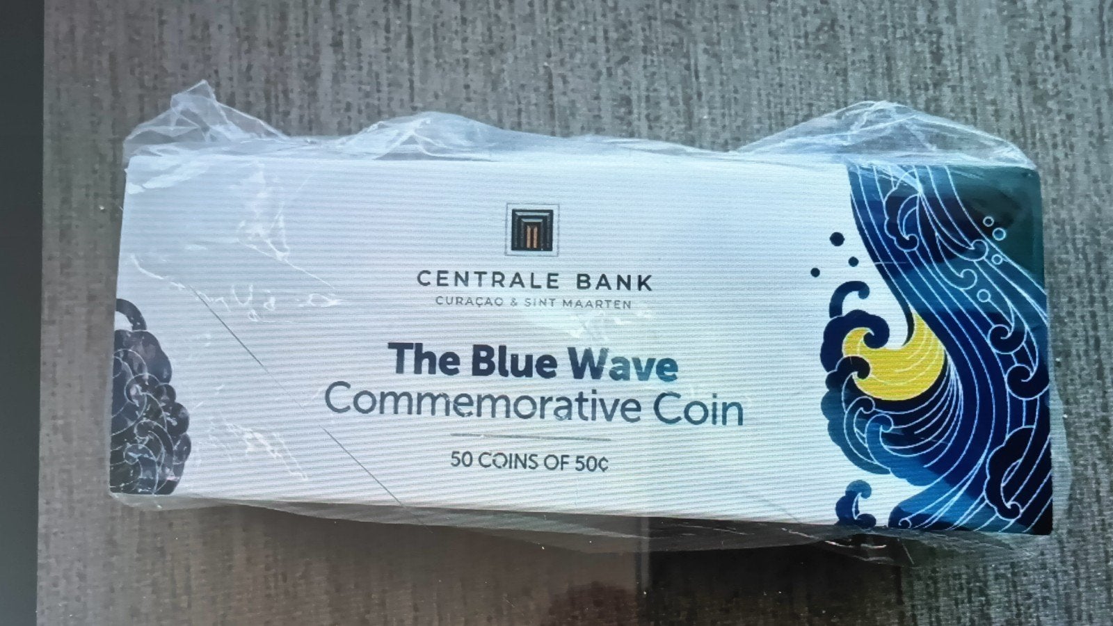 Curaçao complete rol 50 cent The Blue Wave WK2026 in doosje, Ophalen of Verzenden, ½ gulden