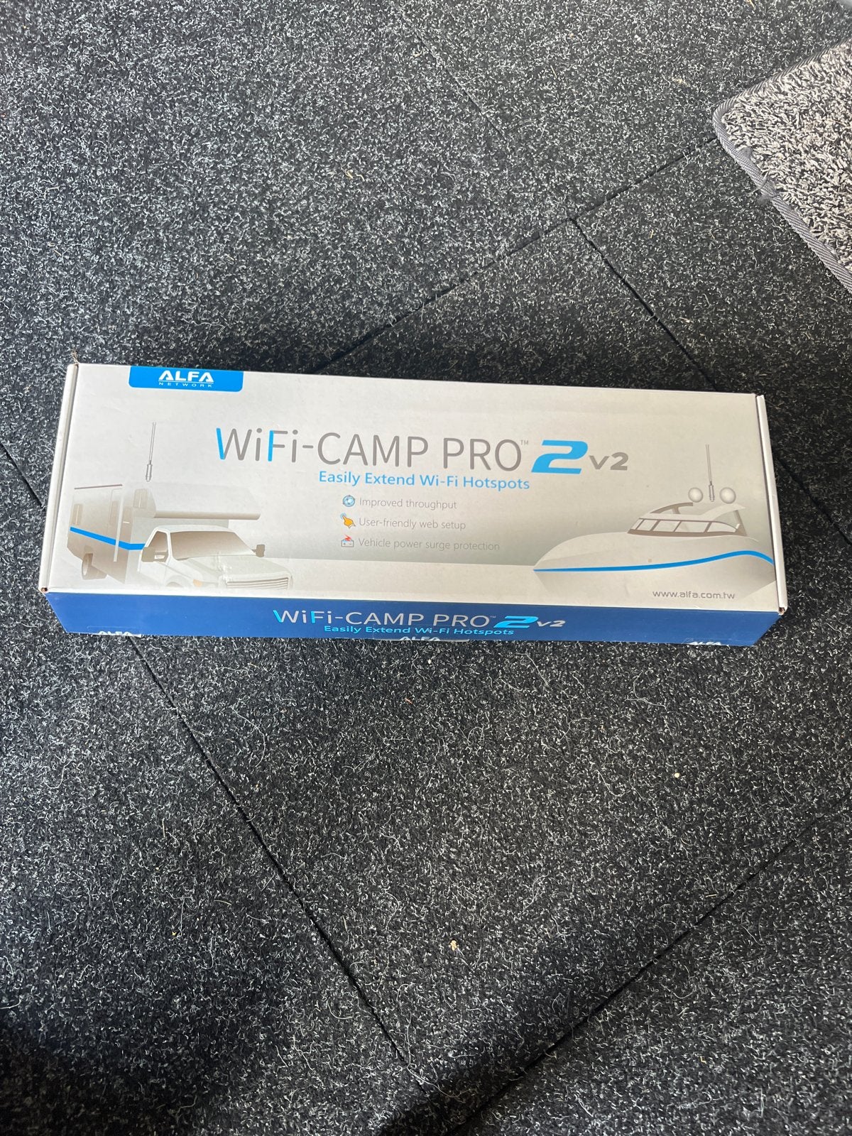 Alfa WiFi-CAMP PRO 2v2 WiFi Hotspot Extender, Ophalen of Verzenden, Zo goed als nieuw