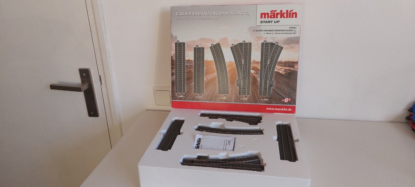Märklin C Rails Pakket 24902, Wisselstroom, Rails, Ophalen of Verzenden, Zo goed als nieuw