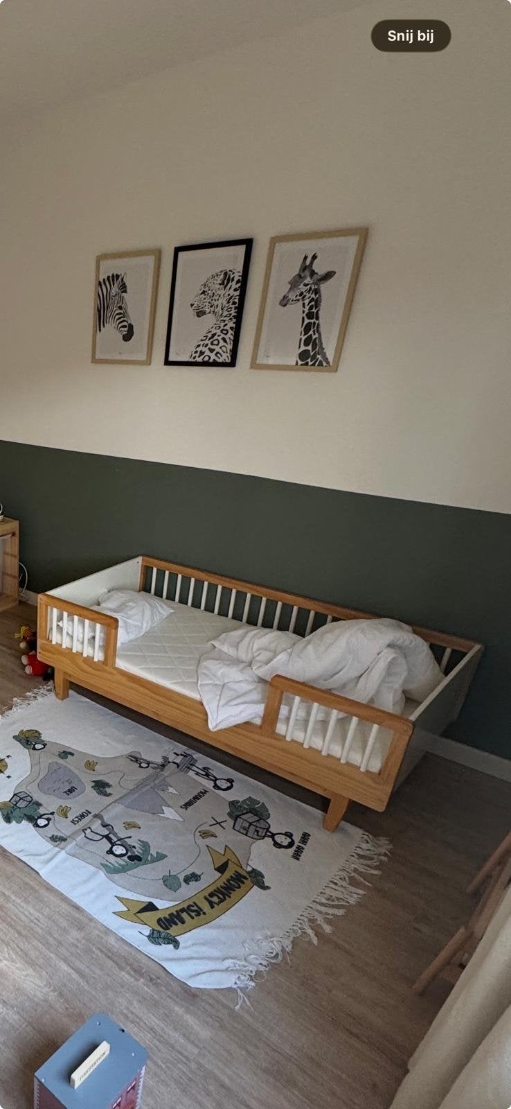Petit Amelie peuterbed 80x140, Kinderen en Baby's, Kinderkamer | Bedden, Ophalen, Gebruikt, 70 tot 85 cm, 140 tot 160 cm