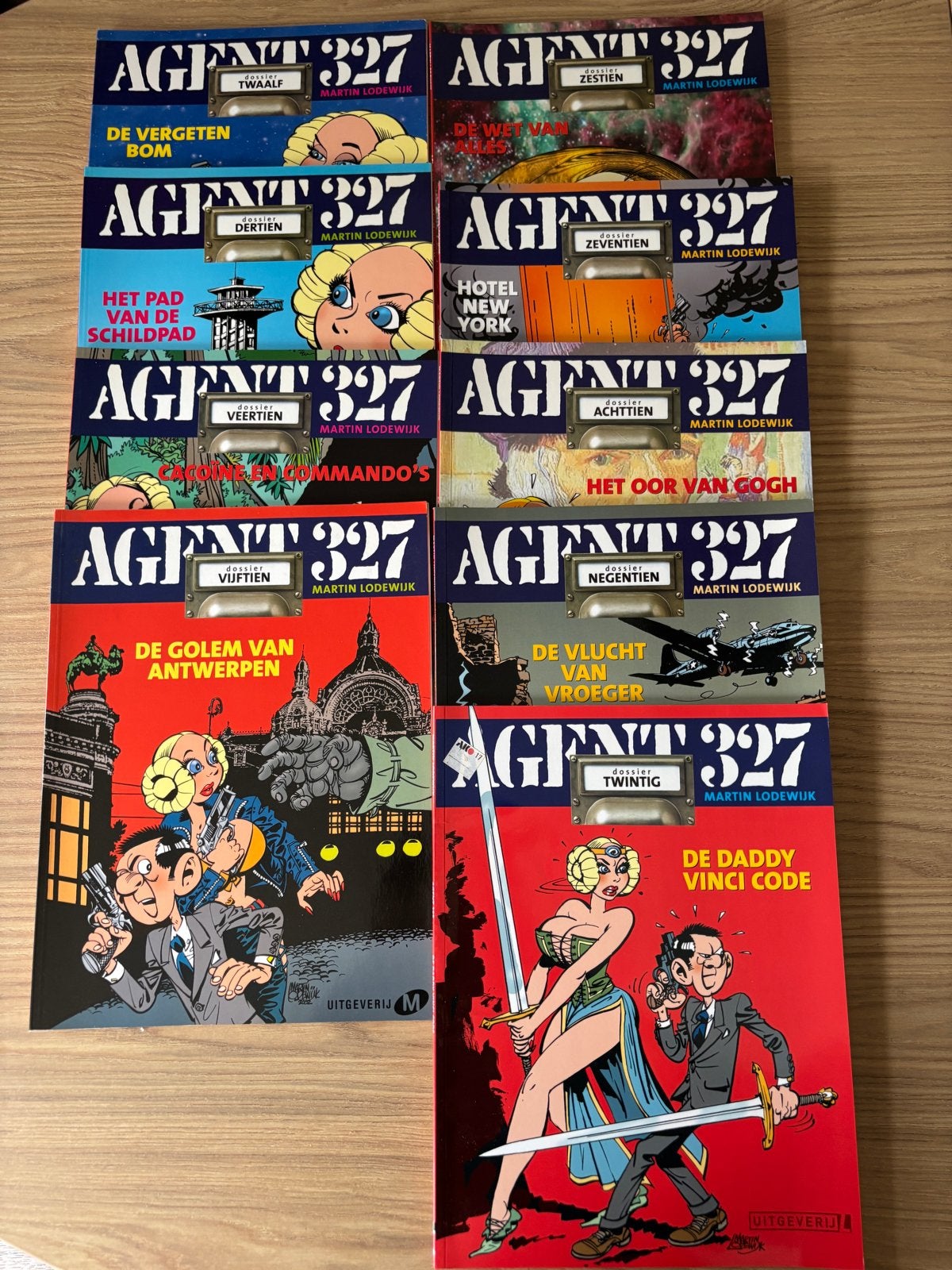 Agent 327: 8x Eerste Druk in Zeer Goede Staat, Meerdere stripboeken, Ophalen of Verzenden, Zo goed als nieuw