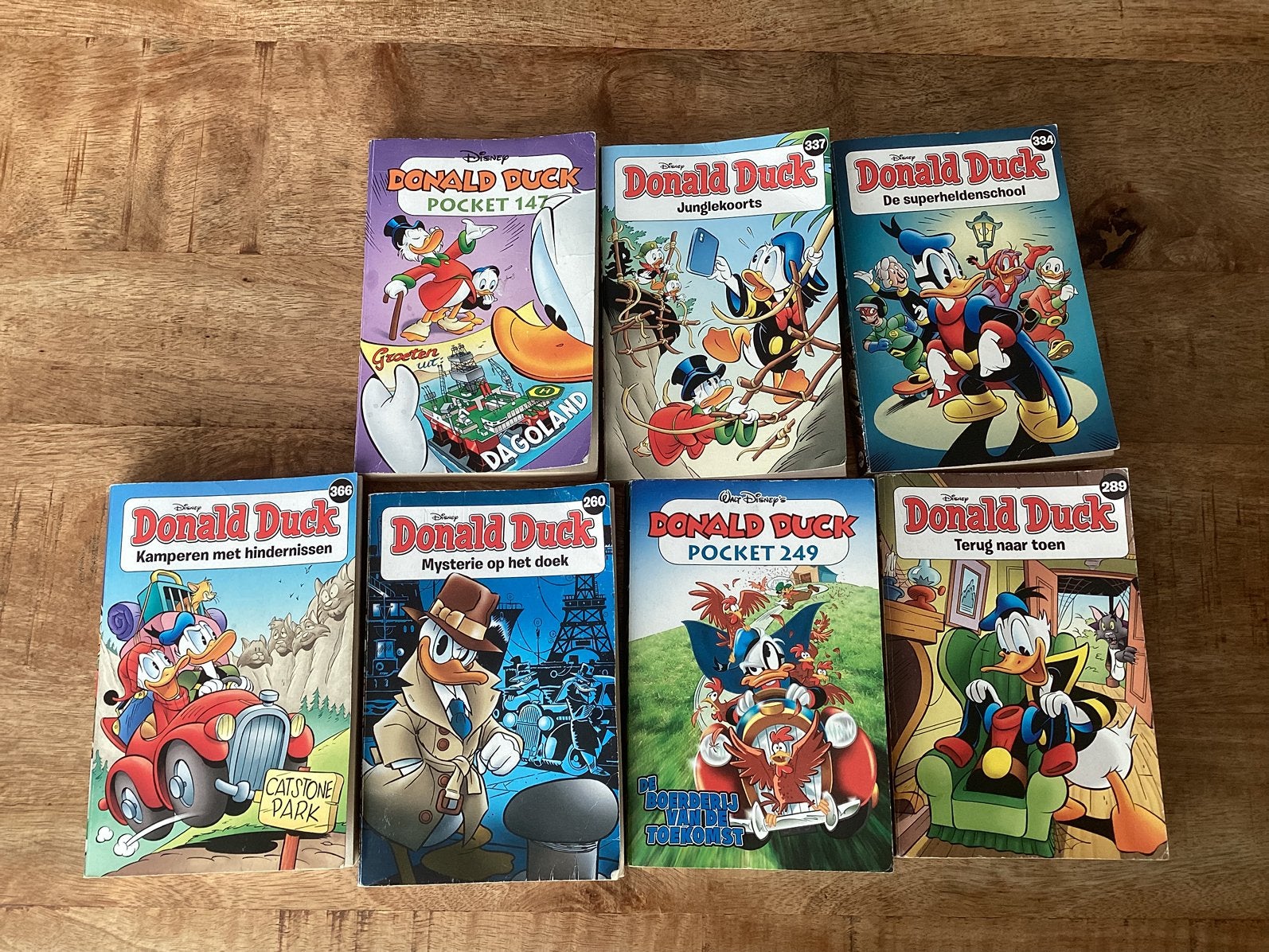 Donald duck pockets. 2,50 p stuk of 7 voor 15 euro, Meerdere comics, Ophalen, Gelezen, Europa