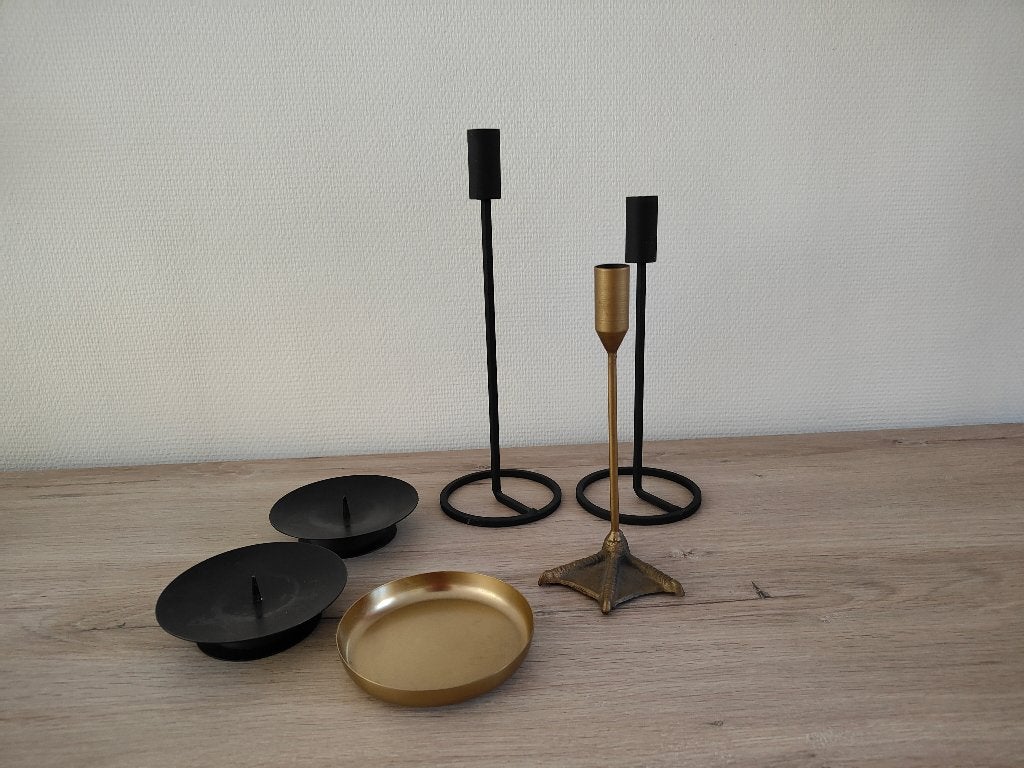 Kaarsen standaards, Gebruikt, Meerkleurig, Overige merken, Ophalen of Verzenden