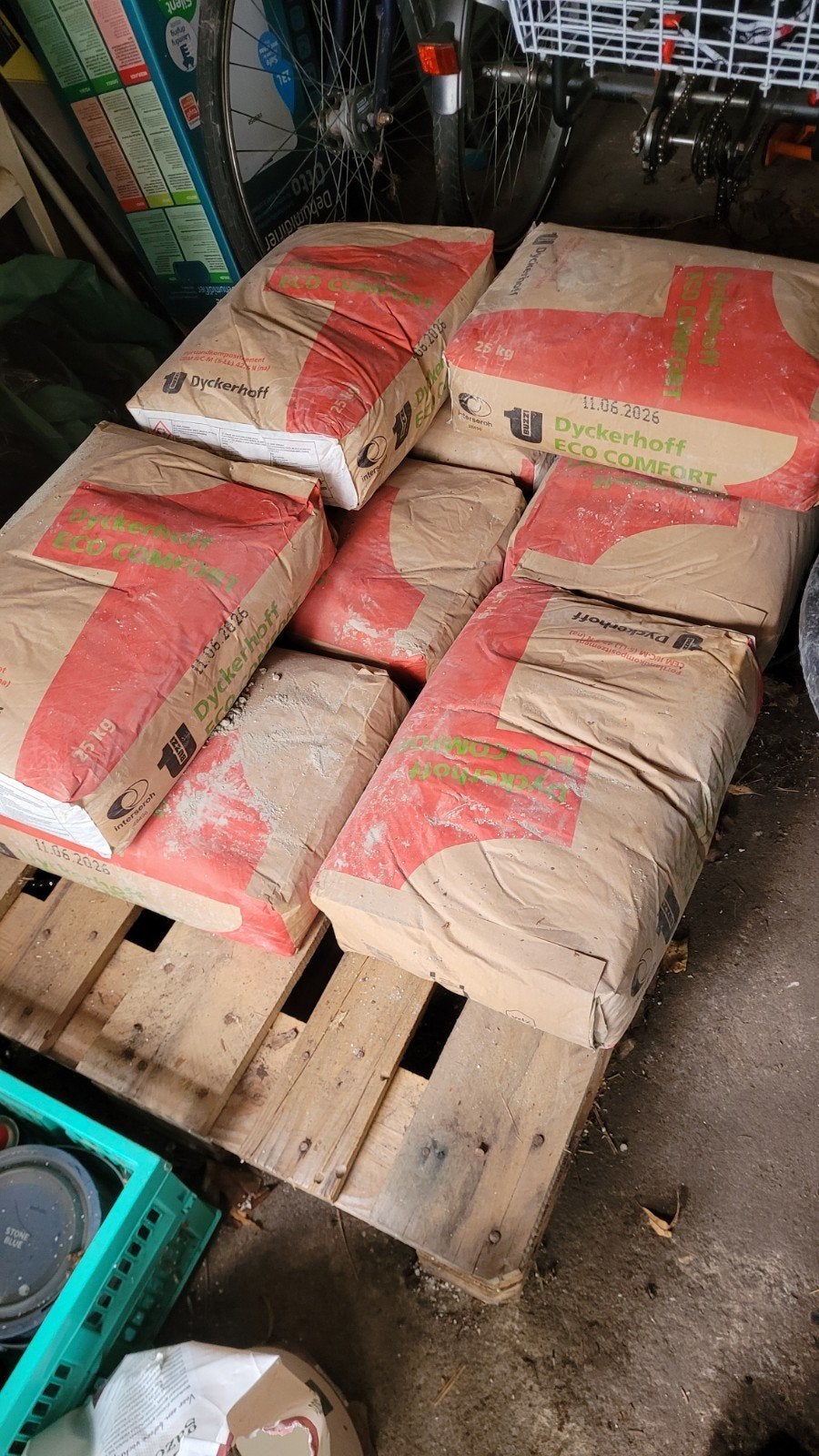 Dyckerhoff ECO COMFORT cement - 8 zakken van 25 kg, Ophalen, Nieuw