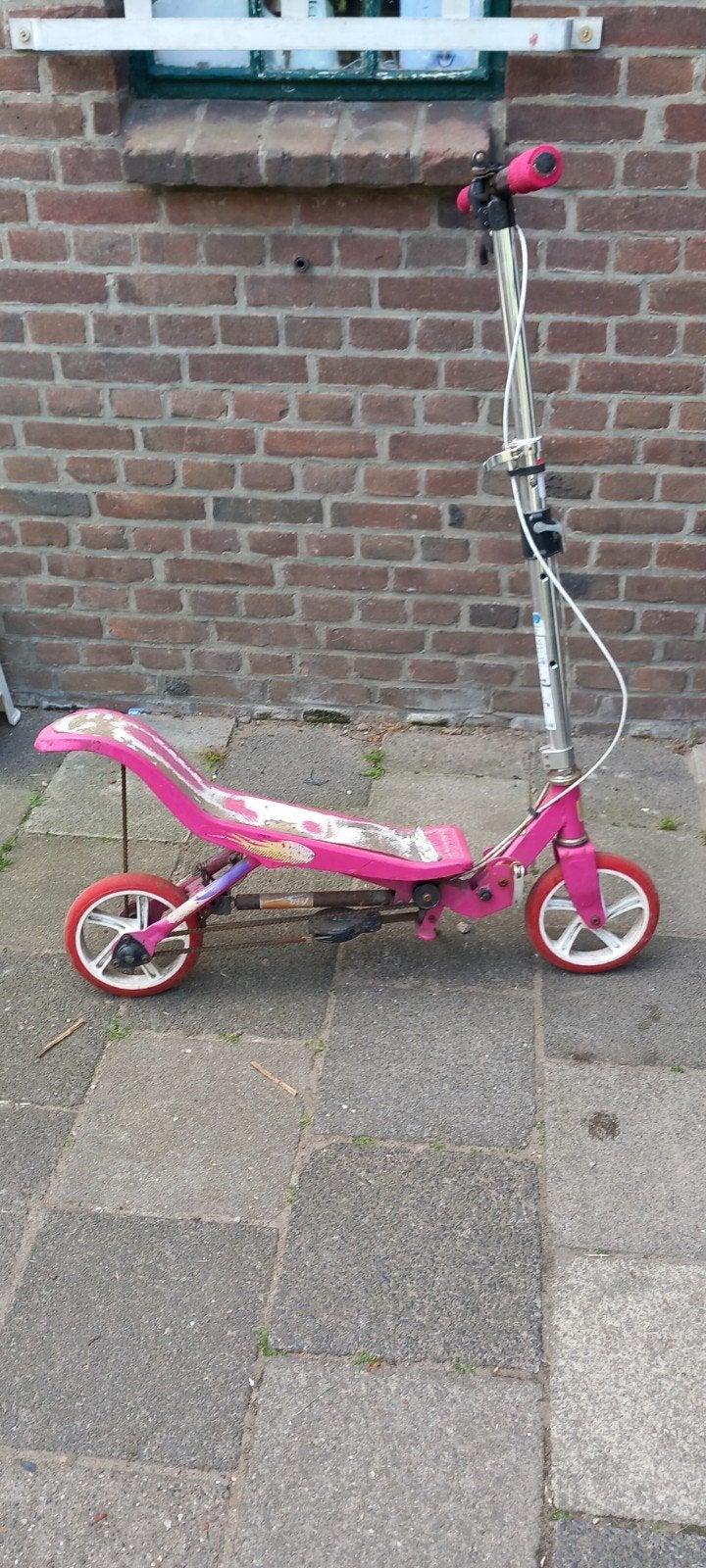 Roze Space Scooter -, Fietsen en Brommers, Ophalen, Gebruikt, Gewone step, Space Scooter