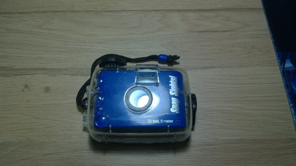 Snap Sights onderwater camera analoog, Ophalen, Gebruikt, Compact, Overige Merken