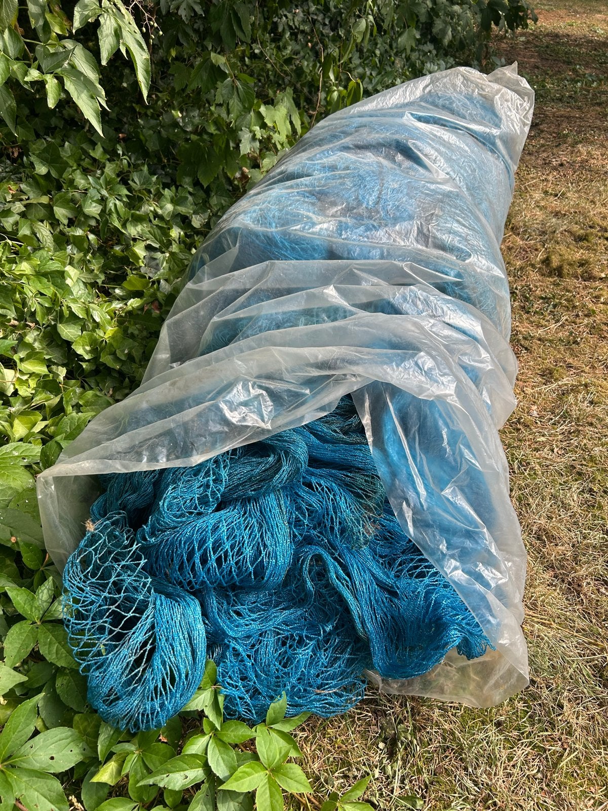 Mega Groot fruit net - Blauw, Ophalen, Gebruikt