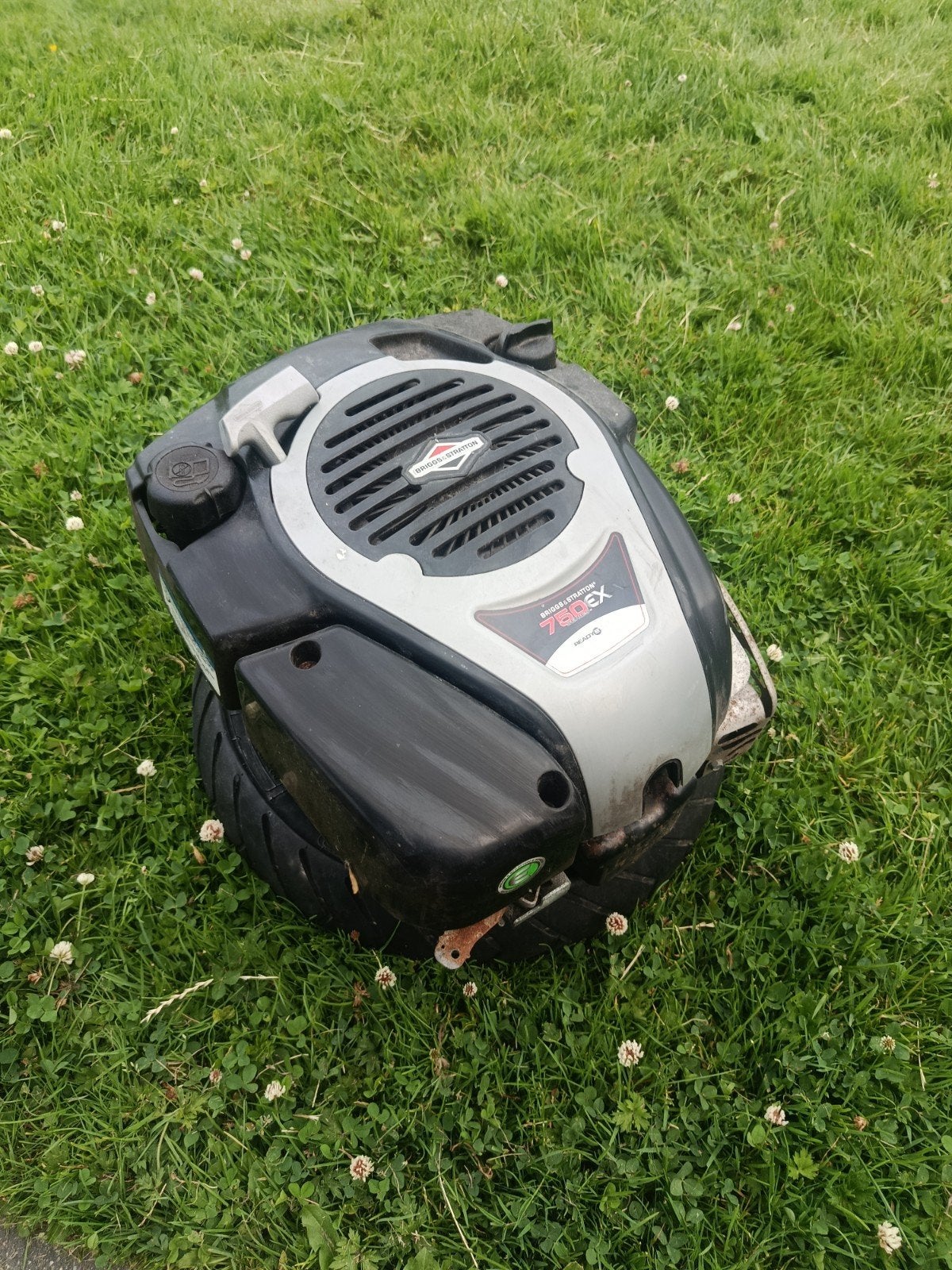 Briggs & Stratton 750EX motorblok grasmaaier + toebehoren, Ophalen of Verzenden, Gebruikt, Benzine-grasmaaier, Briggs & Stratton