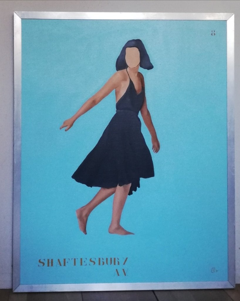 Schaftesbury AV - schilder Rob Kauffeld, Ophalen, Olieverf, Figuren